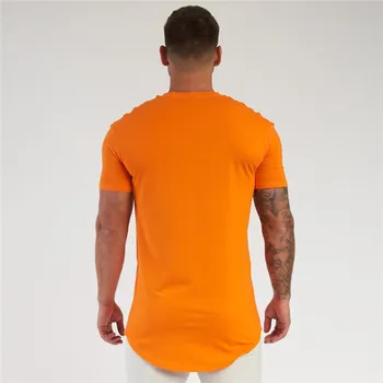 Jaunu Streetwear Ikdienas Vīriešu Apģērbs Joggers Vīriešu T-krekls Topi Kokvilnas Apaļu Kakla Īsām Piedurknēm Fitnesa Sporta