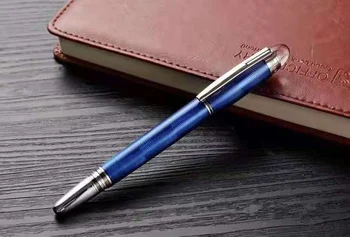 Ir 2021. Jaunā Luksusa Monte Mb Cool Blue Roller pildspalvas Lodīšu Pildspalvas Tintes Blanc Tintes Pildspalvu 9976 9975