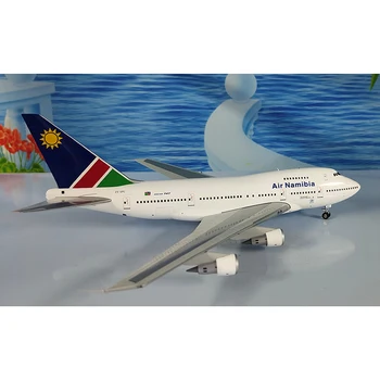 Lējumiem 1/200 Mēroga B747SP ZS-PAS Namībija Airlines Lidmašīna Modelis Sakausējuma ar Konosamentu Rīku Gaisa kuģa kolekcionējamus displejs Lidmašīnas