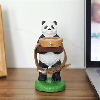 1GB Šķirnes Kawaii Radošo Astronauts Panda Robots Alien Mobilais Tālrunis Skatīties Bāzes Brilles Stāvēt Dāvanu Home Decoration Desktop
