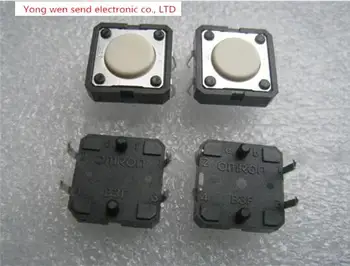JAUNU B3F-4000 B3F4000 1.27 N Mikro gaismas touch switch pogas Taustiņu slēdzis DIP4