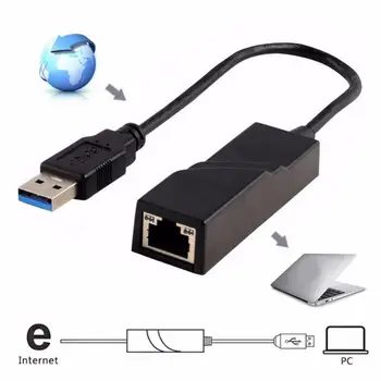 USB 3.0 Ethernet Adapter USB 2.0 Tīkla Karte Ar RJ45 Lan Windows 10 GAB Xiaomi Mi 3. Aile S Nintend Slēdzis Ethernet USB