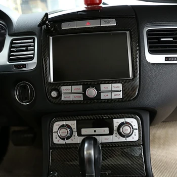 Navigācijas Poga Uzlīmes Volkswagen Touareg 2011-15 Piekares Regulēšanas Taustiņu Uzlīmes Sudraba Automašīnas salona Piederumi
