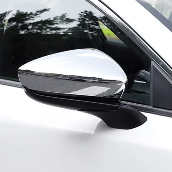 Priekš Mazda CX-30 CX30 2019 2020 ABS Chrome automašīnas Atpakaļskata Spoguļa Korpusā Spoguļa Korpusa Vāciņš melns stils Auto Piederumi 2gab