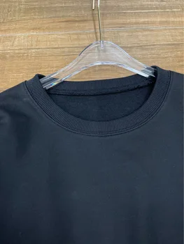 Sieviešu pelēkā vārna Ir 2021. Rudenī un Ziemā Kokvilnas Black garām piedurknēm Krekls, Garās Treniņbikses Ikdienas Tērps