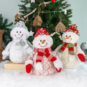 Ziemassvētku Putu Sniegavīrs Darbvirsmas Logu Rotājumi Ziemassvētku Puse Mājas Apdare Festivāls Xmas Dāvanas Jaunajā Gadā