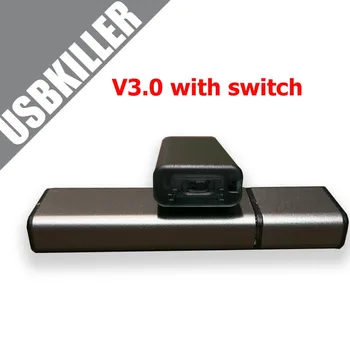 Jaunākās Modernizētas USB killer V3.0 V2.0 USBkillerV3 U Diska Miniatur jaudas augstsprieguma Impulsu Ģenerators Un Testeri