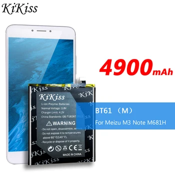 Oriģināls KiKiss Mobilo Akumulatoru BT61 Par Meizu Meizy M3 Piezīme L681 L681H M681 M681H Mobilo Telefonu Nomainīt Baterijas