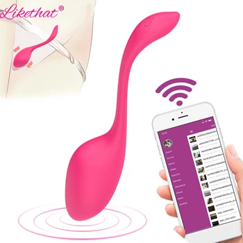Seksa Rotaļlietas Bluetooth Dildo, Vibratori Sievietēm APP Tālvadības Klitora Stimulators Kegel Bumbu Vibrējošais Biksītes Rotaļlietas Sievietēm