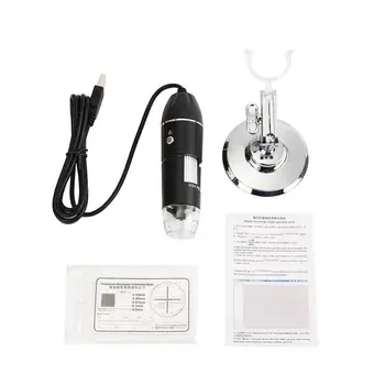 1600X USB Digitālais Mikroskops 8LED Mikroskopu Endoskopu Kamera Microscopio Lupa Elektronisko Stereo Lupa ar Metāla Statīvu