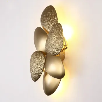 Mājas dekori Oļu Sienas Lampas G9 LED apgaismes Dzīvojamā Istaba Zelta Sienas Lampas, Spogulis Gaismas LED sienas Apgaismojums Viesnīcu mēbeles, Apgaismojums