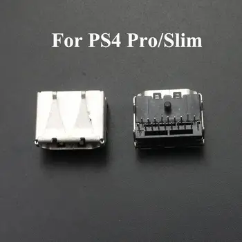 YuXi Par PS4 / PS4 Pro Slim HDMI-saderīgam Ostas Kontaktligzda Pieslēgvietas PS3 Slim 3000 4000 HDMI saderīgā Ligzdā Ostas