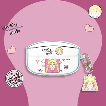 Sony WF-1000XM4 Gadījumā Pārredzamu karikatūra Silīcija hearphone Segtu wf1000xm4 Austiņas Gadījumā Zēnu/meiteņu stila uzlādes kaste