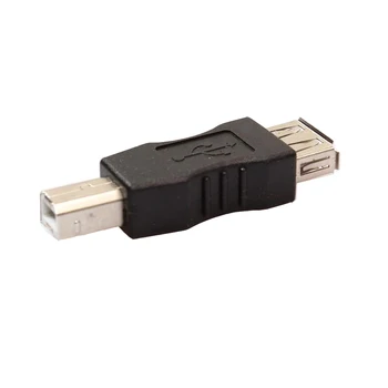 USB B Tipa vīrietis, lai sieviete portu adapteri converter USB printera kabeļa adapteris USB A female, lai B vīrieša, printeri, skeneri, usb centrmezglu