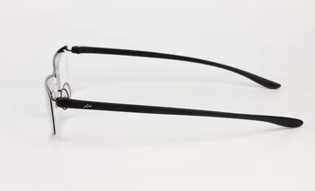 Vīrieši Hyperopia vecuma tālredzība Optiskās Brilles Rāmji Plaukts Tirdzniecības Brilles Modes Brilles Rāmis, Titāna TR90 Kājas, Melna