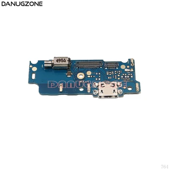 USB Uzlādes Doks Ostā Ligzda Plug Jack Savienotājs Maksas Valdes Flex Kabelis Ar Vibrators Motorola Moto E4 XT1762 XT1772