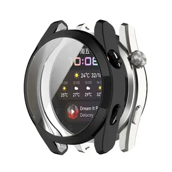 Galvanizācijas TPU Aizsardzības Gadījumā Huawei Watch3 Pro Segtu Aizsardzības Apvalku Watch3 Pro Bufera Smart Aksesuāri Ir 2021. Jaunas