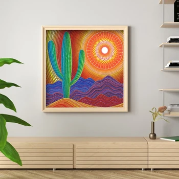 DIY 5D Mozaīkas Pilna Urbt Īpašas Formas Dimanta Saulrieta Sveķu Krāsošanas Komplekts Rhinestone Zīmēšanas Sākuma Mākslas Amatniecības Guļamistaba Dekori