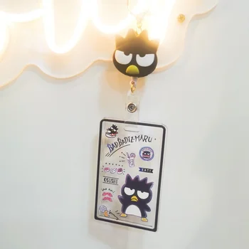 Karikatūra Pārredzamu atmiņas Kartes Vāciņu Anime Manu Melodiju Kanēļa KT Kaķis Kuromi Purīn Suns Kawaii Radošo Teleskopiskie Autobusu ID Bankas Karte, Kaste