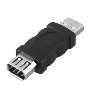 Portatīvo Firewire IEEE 1394 6 Pin Sieviešu Veida USB 1.1/2.0 Vīriešu Adapteri Adapteri