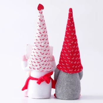 Zviedrijas Tomte Ziemassvētku Valentīna Dienas Dekorācijas Skandināvijas Gnome Tomte Nisse Plīša Roku Aploksni Mīlestība Brīvdienu Piederumi
