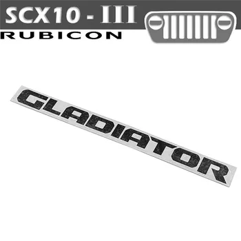 Ūdensizturīgs Auto Tailgate Metāla Uzlīmes DIY Apdare Ielīmējiet par 1/10 AKSIĀLIE SCX10 III Gladiator RC Auto Piederumi