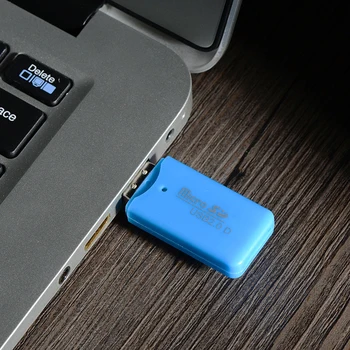 1gb Izlases Krāsu Plastmasas Mini Portatīvo Atmiņas Karšu Lasītājs TF Mikro SD atmiņas Karte, USB 2.0 Karšu lasītājs