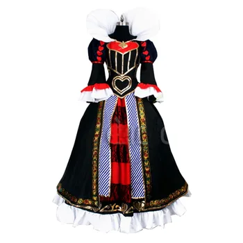 Ir 2021. Spēli Anime Alice Madness Returns Karaliene Sirdis Pielāgotas Formas tērpu Cosplay Kostīmu Custom-made Jebkāda Izmēra
