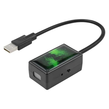 USB Auto Led Atmosfēru Lampas Auto Jumta Zvaigžņu Nakts Gaismas Projektors Dekoratīvās Automobiļu Interjera Gaiši Zaļš Sarkans Zils