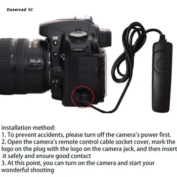 R9CB RR-100 Tālvadības Slēdzi, RR100 Izraisīt Kameras Slēdža Vadības Kabeļa Vadu Fuji GFX 50R/50S/XT3/XT30/XT2 Kameras