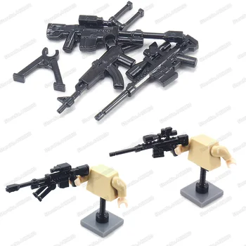 Ieroču Celtniecības Bloki Militārpersonu Montāža Arsenāla Modelis Mini Gun Pasaules War2 Armijas Iekārtu Km Bērnam Ziemassvētku Dāvanu Rotaļlietas