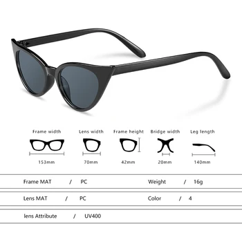 Ir 2021. jaunu modes saulesbrilles luksusa zīmolu dizainera fox acīm saulesbrilles sieviešu classic retro leopards drukāt saulessargs brilles UV400