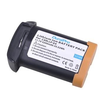LP-E4 3200mAh LP-E4 E4N Li-ion Battery for Canon EOS 1D Mark III, EOS-1D Mark IV un EOS 1Ds Mark III, EOS 1D C, EOS 1D X