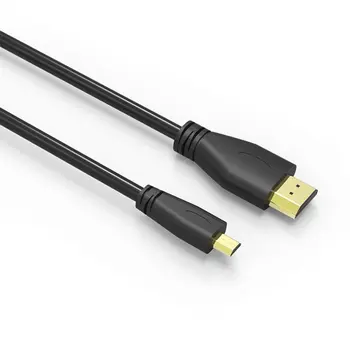Augstas Kvalitātes Mini HDMI-savietojams Adapteris Micro HDMI Pieslēgvieta 1,5 Metrus 4K HD Kabeli, kas Piemērots PS3 HDTV DVD XBOX PC Adapteri
