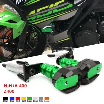 Par KAWASAKI NINJA 400 Z400 2018-2021 2019 2020 Motociklu Krišanas Aizsardzības Rāmis Slīdni Aptecētājs Aizsargs Crash Pad Aizsargs