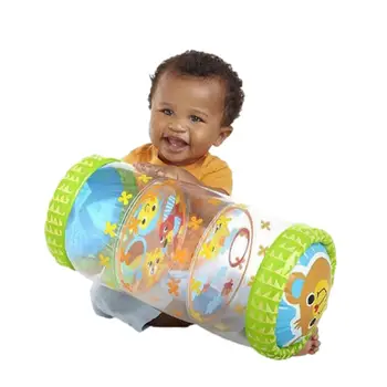 Jaunu Lnflatable Rotaļlietas Zīdaiņiem Rullīšu PVC Bērnu Fidget Rotaļlietas Lien Mācību Veltnis Ar Zvaniņiem Toddler Pastāvīgā Agrīnās Izglītības