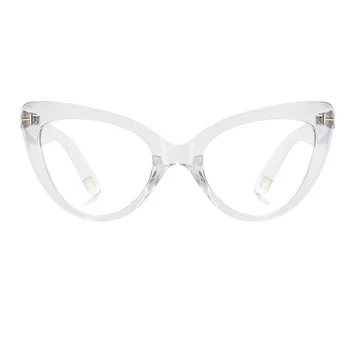 Vintage Briļļu Rāmis Jaunu Tendenci, Kaķu Acu Pārredzamu Brilles Sievietēm Vintage Optiskās Brilles Modes Stilu Oculos Feminino