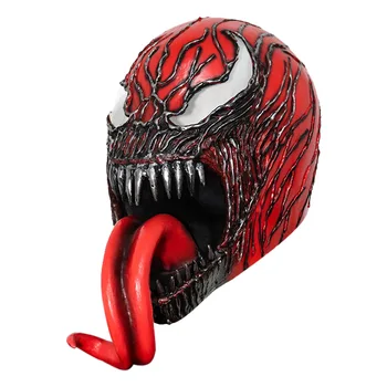 Reneecho Vīriešiem Inde : lai Ir Asinspirts Maska Biedējošu Lateksa Masku Halloween Venom 2 Maska, Pieaugušo