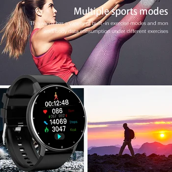 Ir 2021. Jaunu Smart Watch Sievietes Vīrieši Dāma Sports Fitness Smartwatch Miega Sirds ritma Monitors Ūdensizturīgs IP67 Pulksteņi Android, IOS