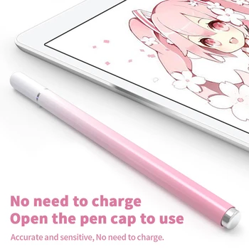 Gradientu, Krāsu Touch Screen Tablet Zīmēšanas Rakstīšanas Pildspalva Magnētisko Stylus Zīmuli Android Apple Iebūvēts Nomaiņa Padoms