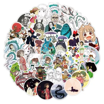 10/50/100gab Gudrs Vsco Miyazaki Hayao Dedzīgs Prom Anime Uzlīmes Mājas Sienas Čemodāns Grafiti Uzlīmes, Klēpjdators Bērniem Rotaļlietas