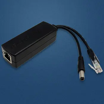 Aktīvā POE Splitter 12V 2A Izejas Standarta 10/100Mbps Power Over Ethernet tīkla Sadalītājs Adapteri IP Kameras