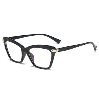Ultravieglajiem Rāmi, Kaķu Acu Brilles Sievietēm Zīmola Dizainere Caurspīdīgs Taisnstūra Brilles Skaidrs Sieviešu Modes Retro Brilles