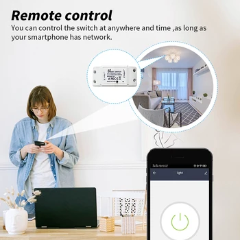 WENHIOT Homekit Smart Switch Slēdzi, Moudule Atbalsta APP Balss Releja Slēdzis Google Home Alexa WIFI Interruptor Padarīt Mājas Gudrāki