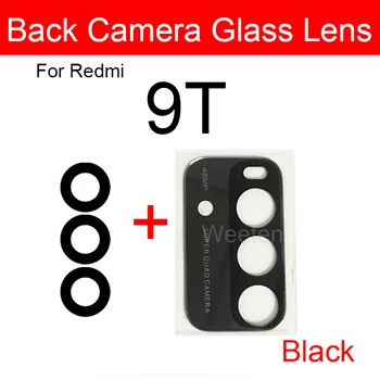 Aizmugurējo Kameru Stikla Objektīvs Xiaomi Redmi 9T Atpakaļskata Kamera Stikla Lēcu Remonts Rezerves Daļas