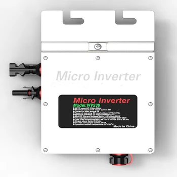 Veicināšanas 22-50VDC Mikro Režģis Tie Inverters Pure Sine Wave Jauda 200W-300W 30V 36V PV Saules Paneļu MPPT Tīkla Invertora WV230